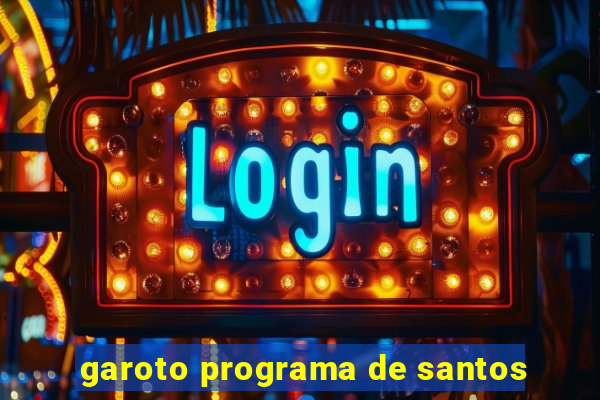 garoto programa de santos